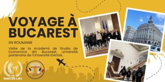 Visite de la Academi de Studia de Economice din Bucarest, université partenaire de l'université d'Artois