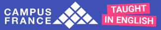 Logo : Campus France Taught in English